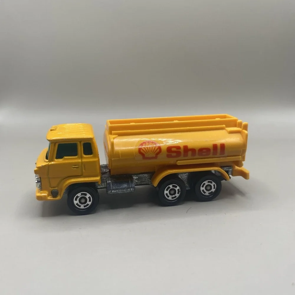Tomica‎ Tomy Pocket Cars S-1/102 Hino Shell Truck Tanker Fair Condition